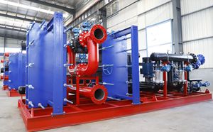 生活熱水換熱機(jī)組兩個循環(huán)系統(tǒng)原理